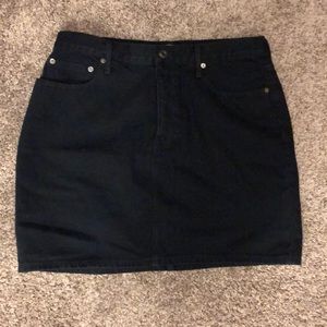 Denim mini skirt
